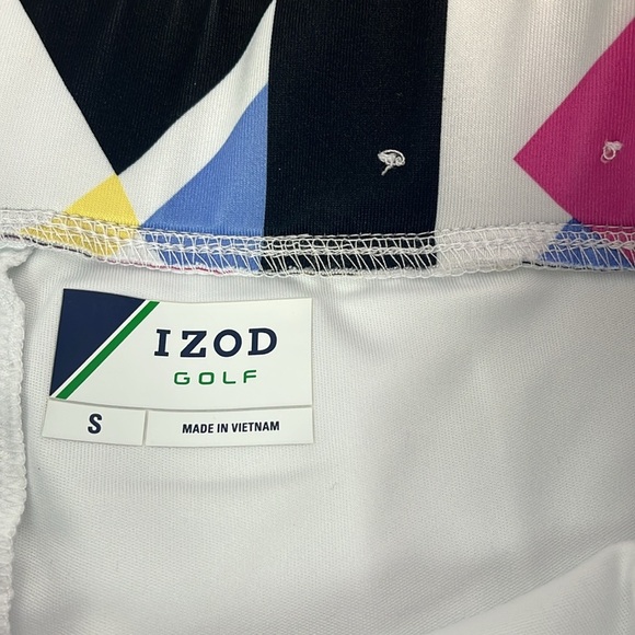 Izod golf skirt white sewn in shorts and pockets small - Picture 6 of 6